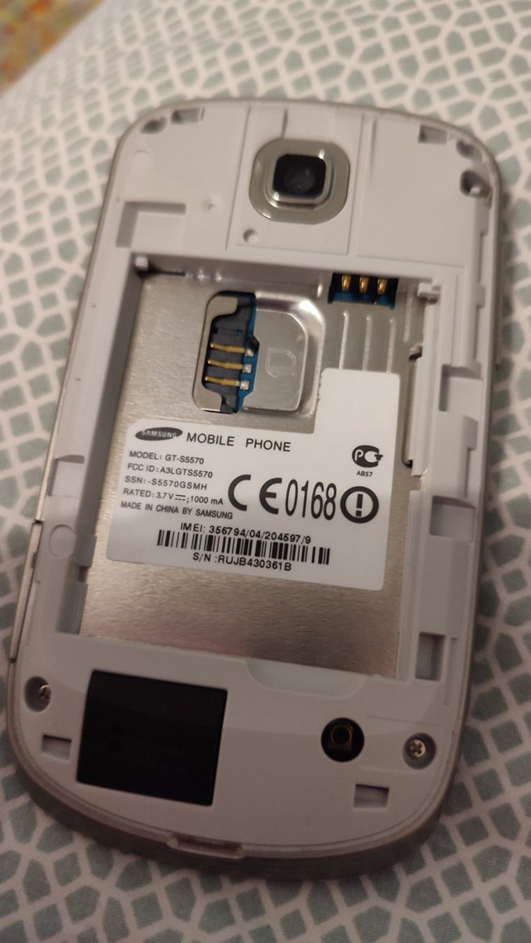 Samsung Handys / Smartphones: Handy Samsung mini  GT-S5570 – Gebraucht aus Bellikon von MellonCollieMitTwint 4