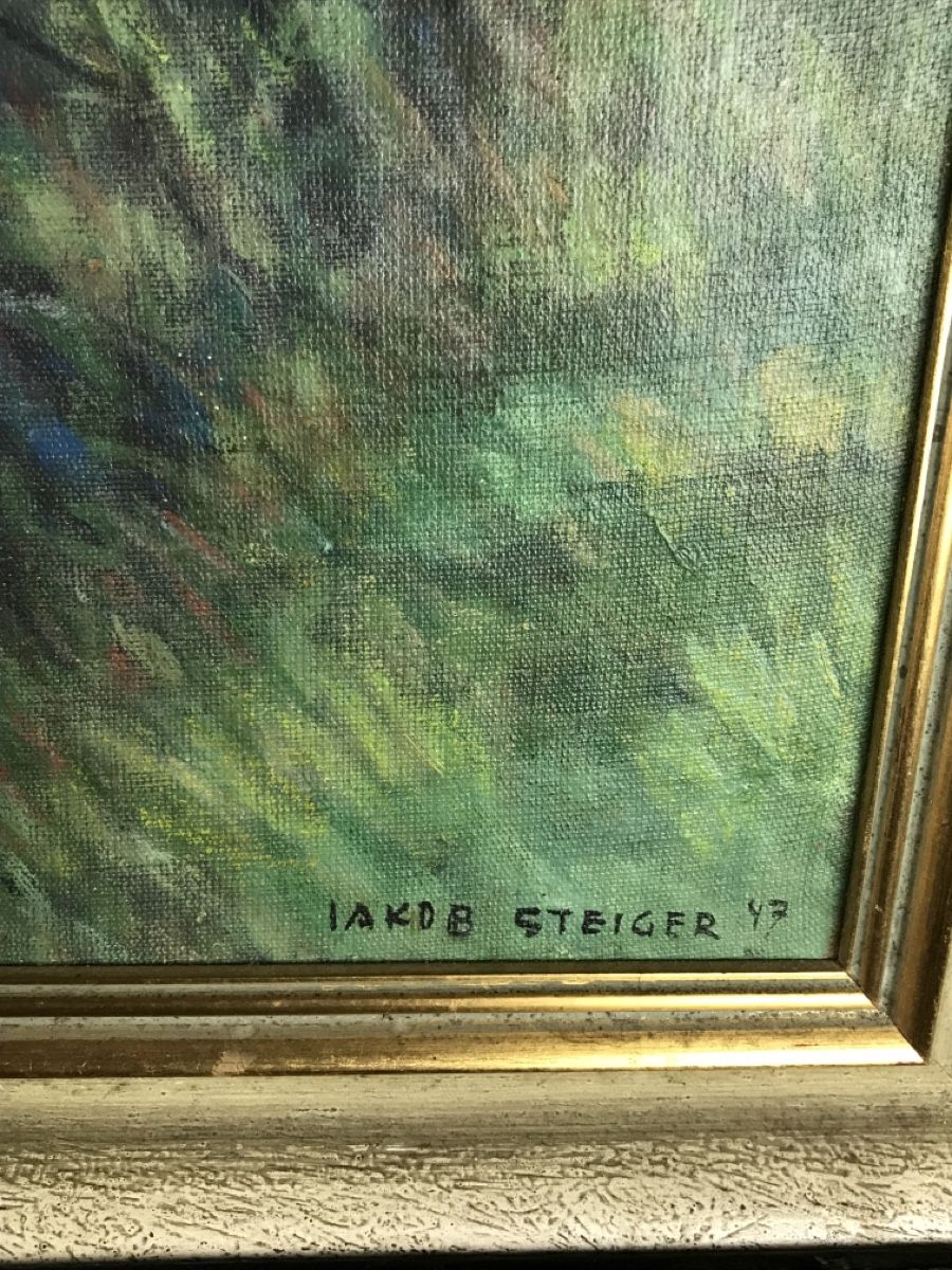 Gemälde: STEIGER JAKOB  1947 Altenrhein – Gebraucht aus Wolfhalden von SecondAntique 5