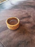 Ring vergoldet mit Swarovskisteinen, Gr. 58