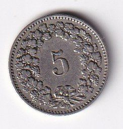 Tutti le monete: 5 Rappen 1900 rar – Usato da Neuchâtel venduto da karlpierrino 1