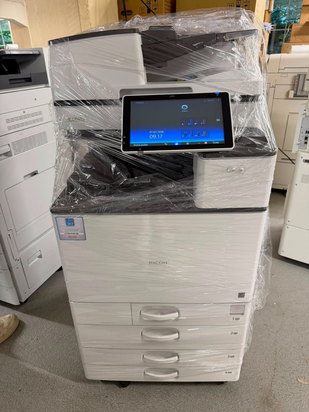 Ricoh Stampanti: Ricoh MP C4504ex A3 Farb-Multifunktionsdrucker | Top Zustand – Usato da Dottikon venduto da refurbished-IT
