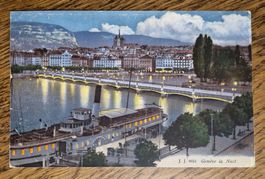 Genève nuit, v. Ermatingen zu Füs. G. Müller  Feldpost 1917