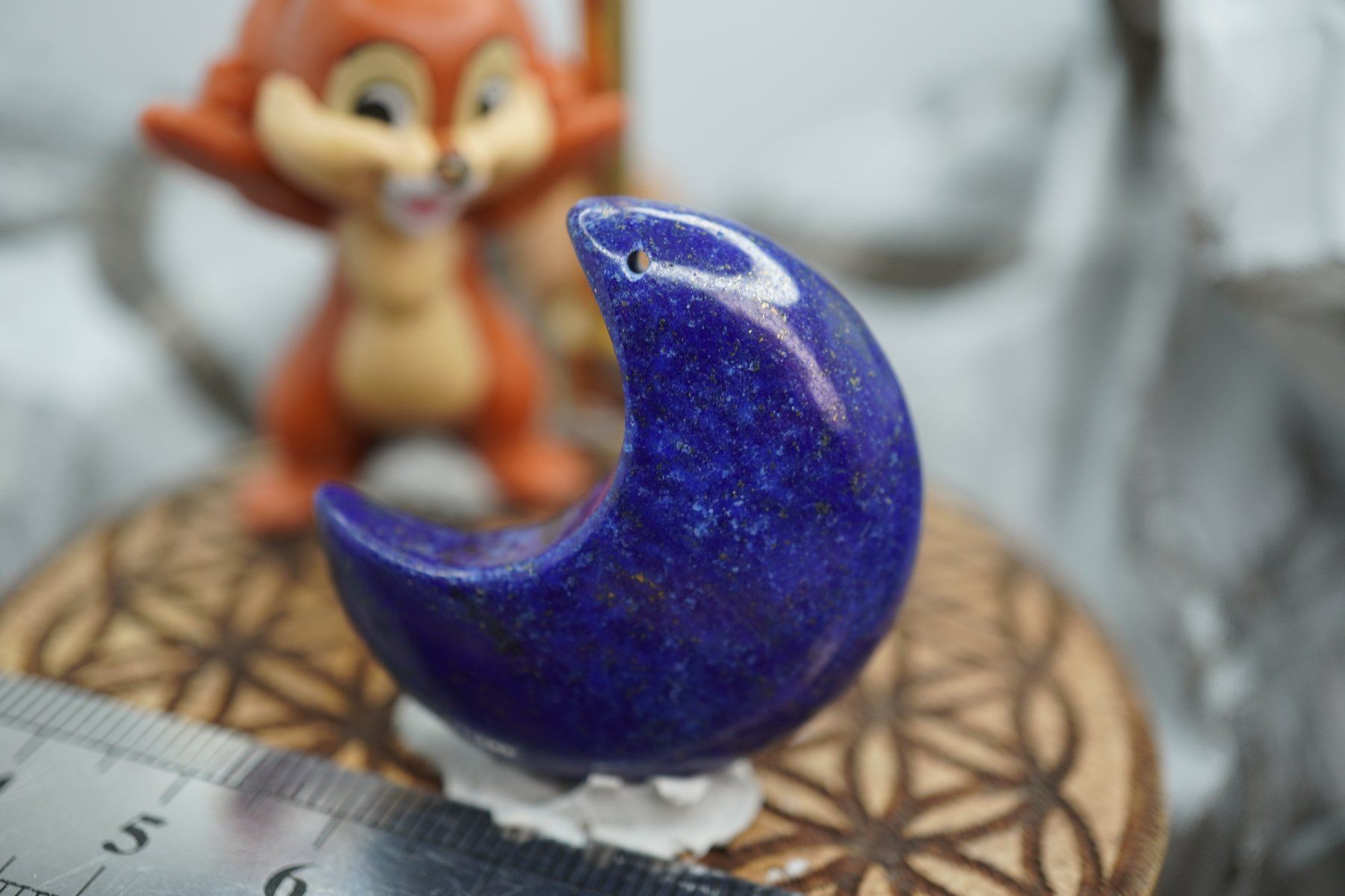 Minerali & Pietre curative: Lapis    Mond  35mm   ab  1.-     Räumung  TOPSTONE – Nuovo e nell'imballaggio originale da Eschenbach SG venduto da topstone 4