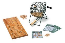Bingo (Lotto) Spiel DELUXE Bingotrommel