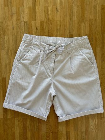 Tom Tailor Shorts, beige mit feinen Streifen, 36, Damen