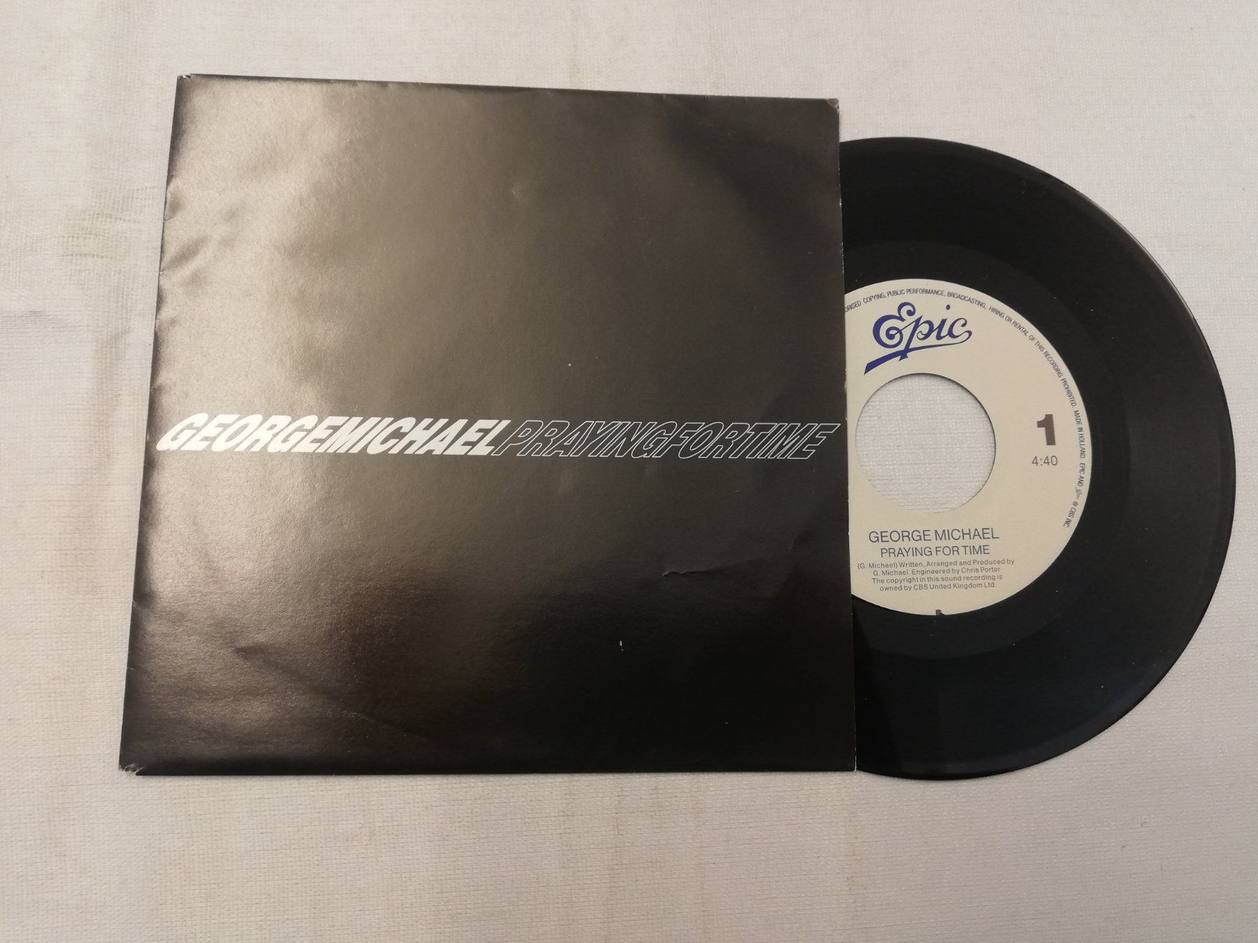 Schallplatten: GEORGE MICHAEL - PRAYING FOR TIME (SINGLES 7") – Gebraucht aus Bern von Vinylsound.ch 2