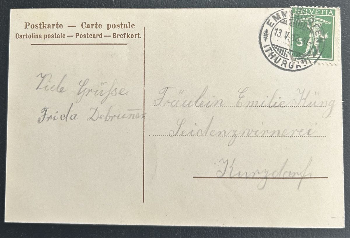 Cartoline postali: Kreuzlingen Hauptstrasse  – Usato da Horw venduto da Tellbub 1