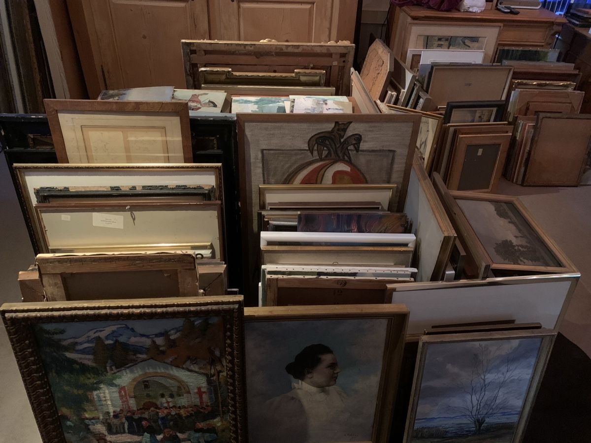 Dipinti: Grosse Kunstsammlung zu verkaufen – Usato da Wolfhalden venduto da SecondAntique