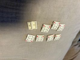 LEGO 8x Schrägstein 2x2x2/3 "bedruckt" (15068)