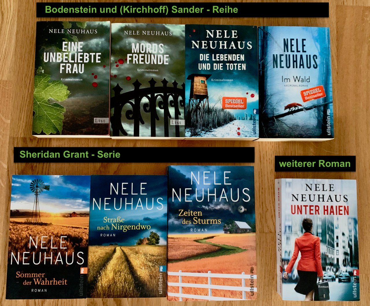 Libri: 8 Bücher von Nele Neuhaus – Usato da Bremgarten b. Bern venduto da .Anita.