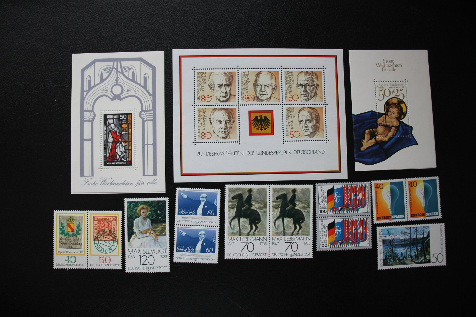 Alle Briefmarken: Briefmarken Deutschland mit Kleinbogen postfrisch – Gebraucht aus Wiedlisbach von han_n6ff
