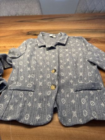 Blazer Ipsy blau gemustert Grösse M guter Zustand