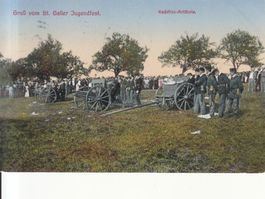 St. Gallen Kadetten Artillerie 1913
