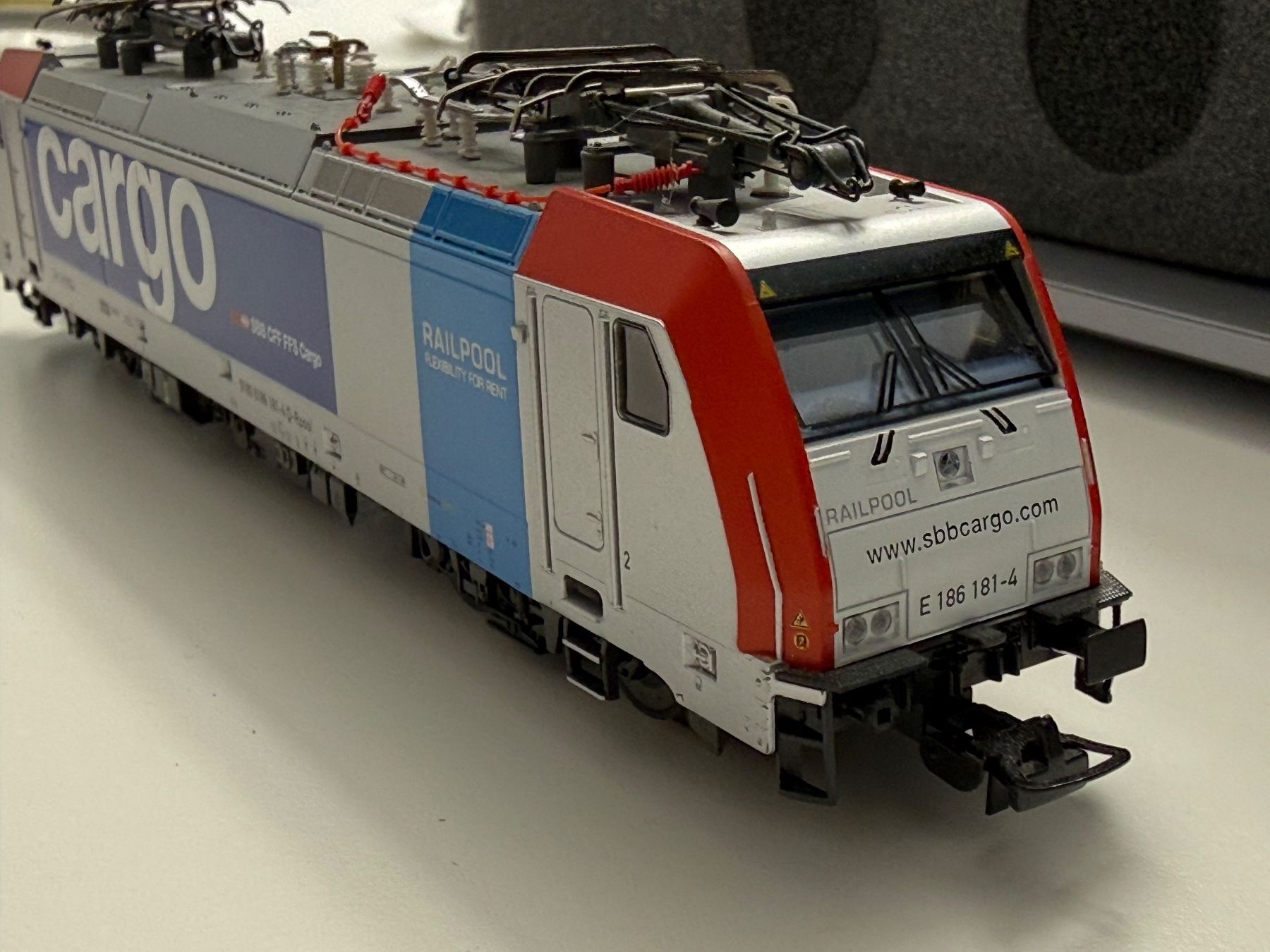 Piko Modelleisenbahnen: Piko 96730 SBB BR 186 Railpool Cargo E-Lok / DC HO – Gebraucht aus Jonschwil von sutfra12 1