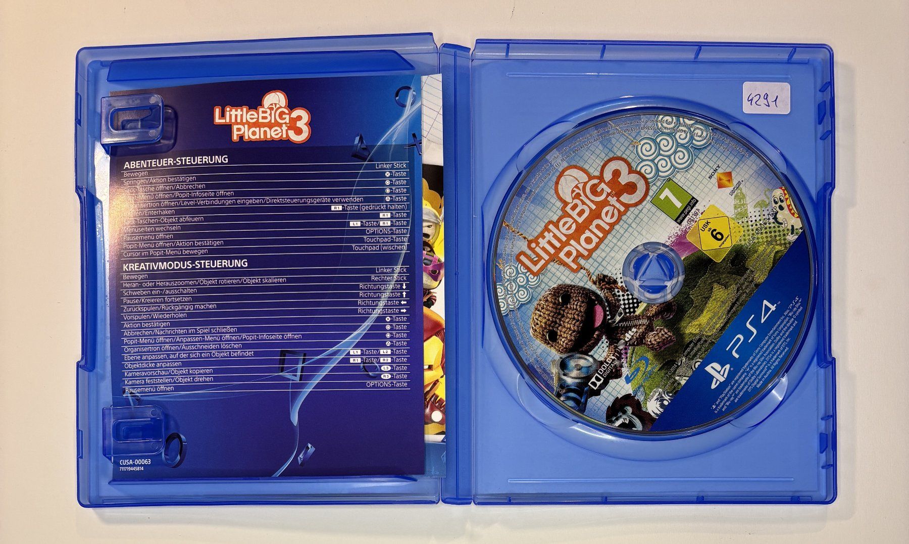 Giochi: PS4 - LittleBigPlanet 3 – Usato da Allschwil venduto da Bullach 1
