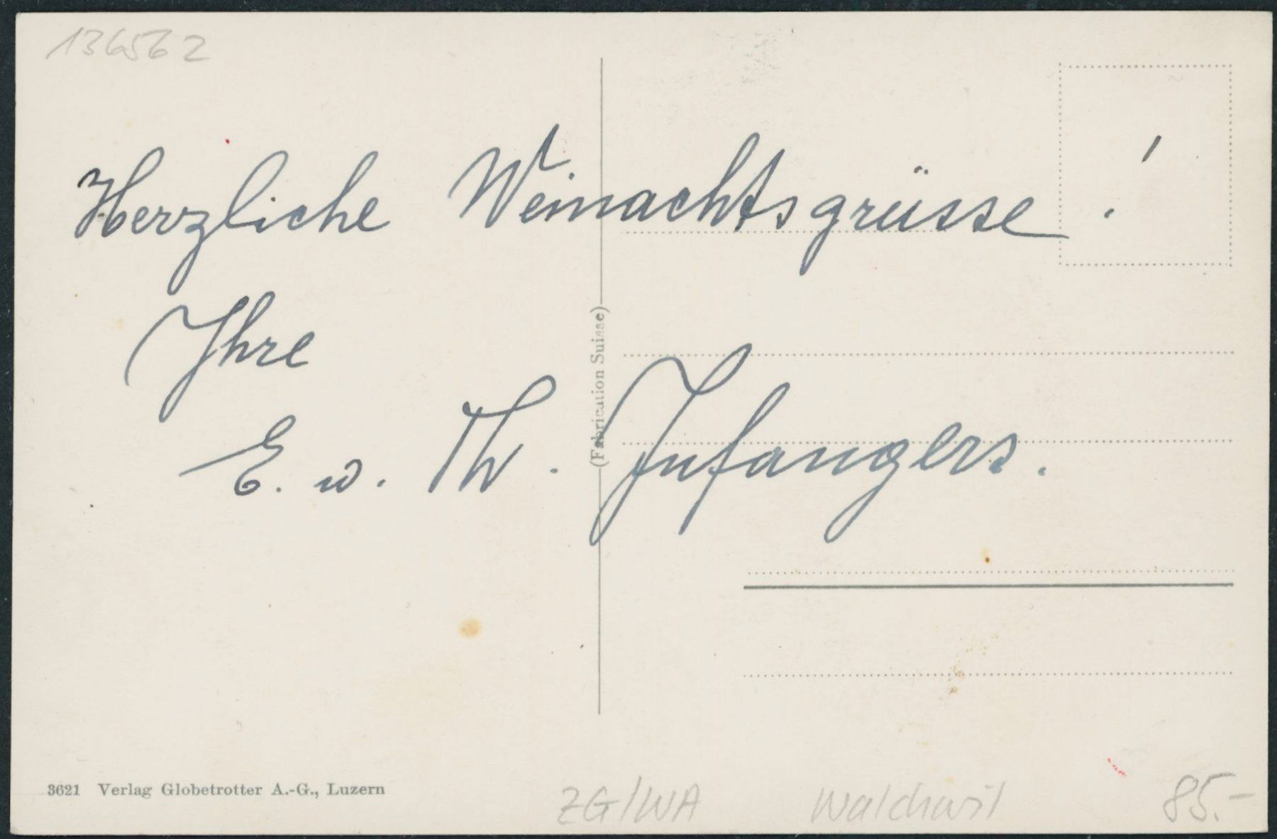 Cartes postales: ZG Walchwil – Neuf (Voir description) à Schindellegi par leecollect 1