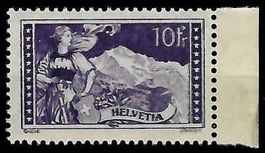 1914/131.1.10**/10 Fr./Doppeldruck ca. 0.3mm versch. (15437)