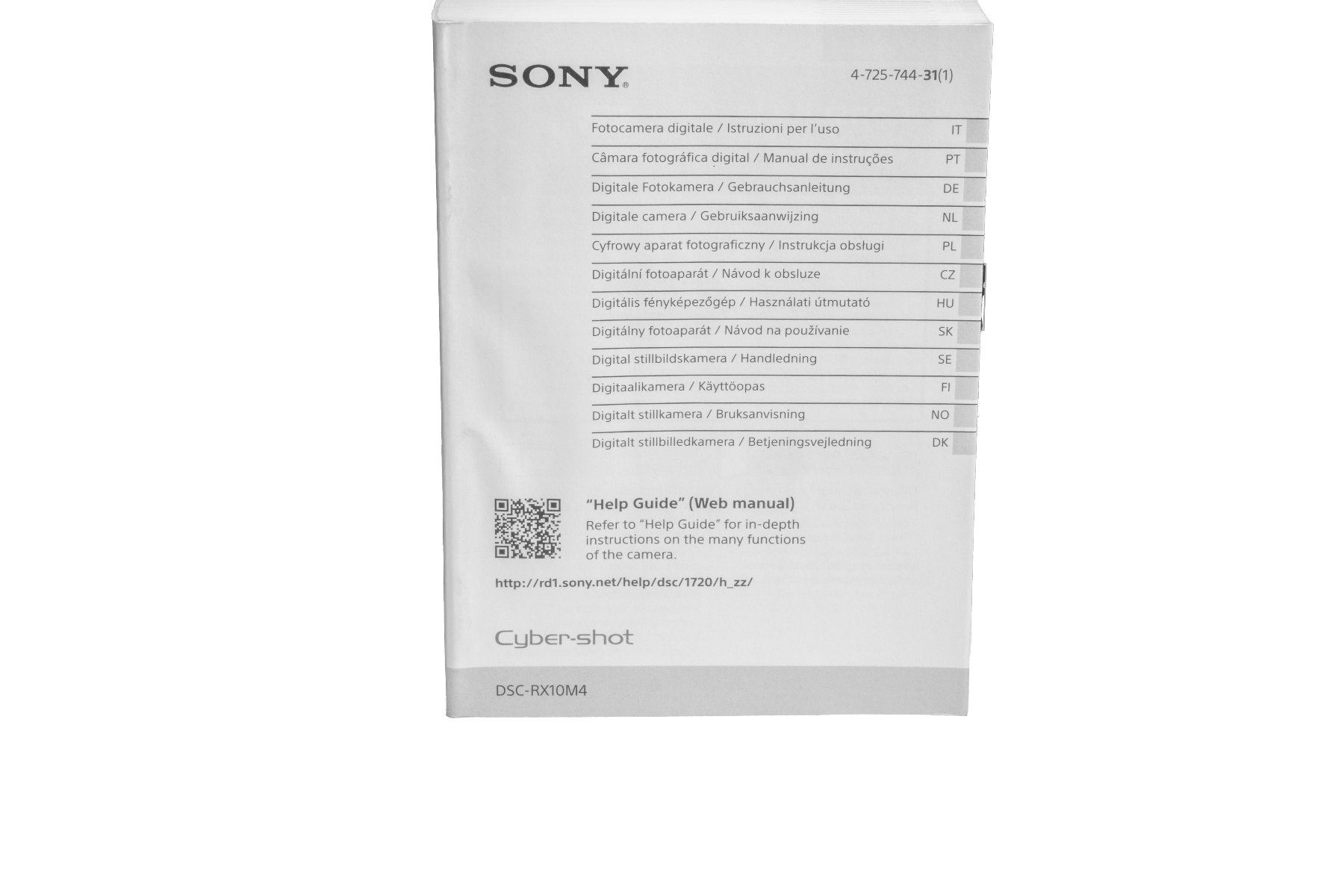 Sony Kamera: SONY RX10 MK IV Kamera - RX10 Mark 4 – Gebraucht aus Emmen von 010 8