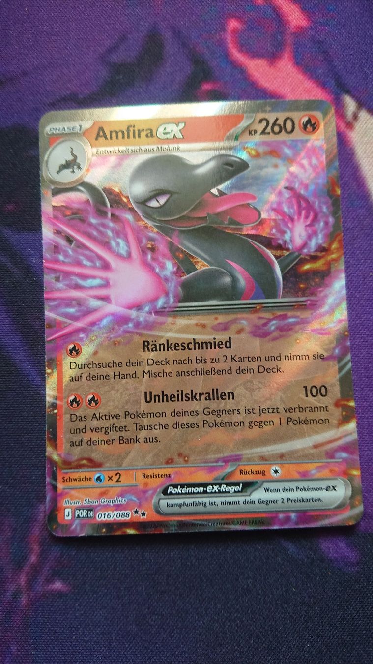 Pokémon Carte collezionabili: Amfira EX POR 016 DE – Nuovo (secondo la descrizione) da Chur venduto da FreakofRarity
