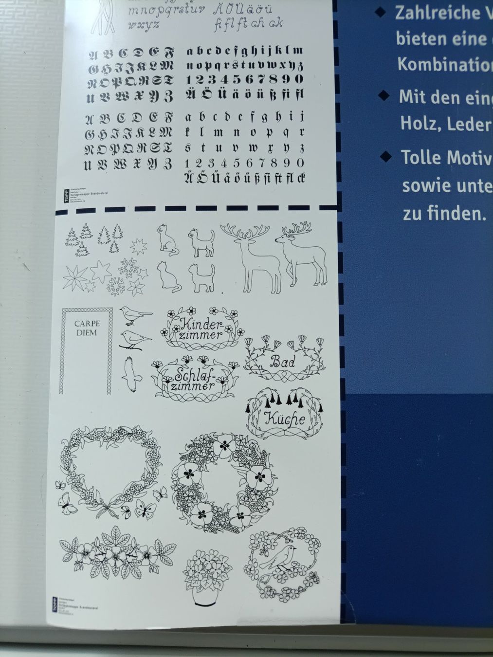 Livres: Vorlagenmappe Brandmalerei – Neuf (Voir description) à Abtwil SG par Tonisberg 3