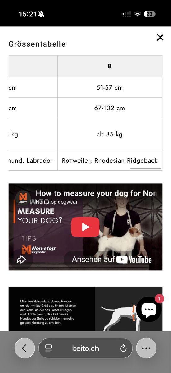 Non-Stop Dogwear Collier et laisse: Non-stop Rush Harness orange Grösse 8 neu – D'occasion à Rüti ZH par jocma 1