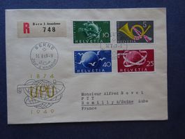 1949  Z-Nr. 294 - 296 FDC BERNE