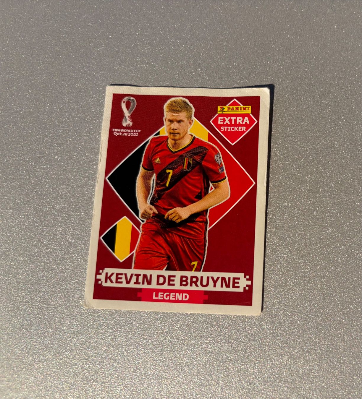 Panini Carte collezionabili: Panini WM 2022 Extra Sticker Kevin De Bruyne – Usato da Boppelsen venduto da Augwil02