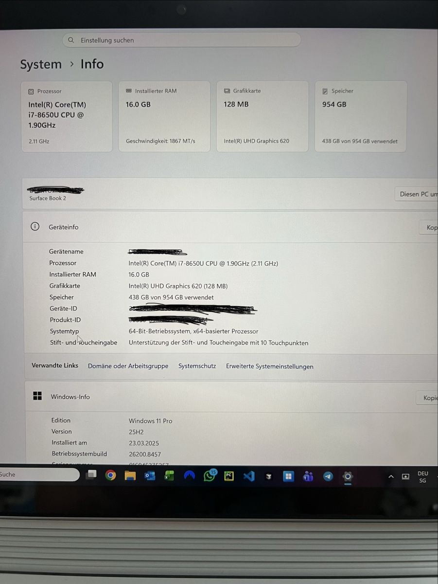 Microsoft Notebooks: Microsoft Surface Book 2 Laptop – Gebraucht aus Zürich von lwid 5