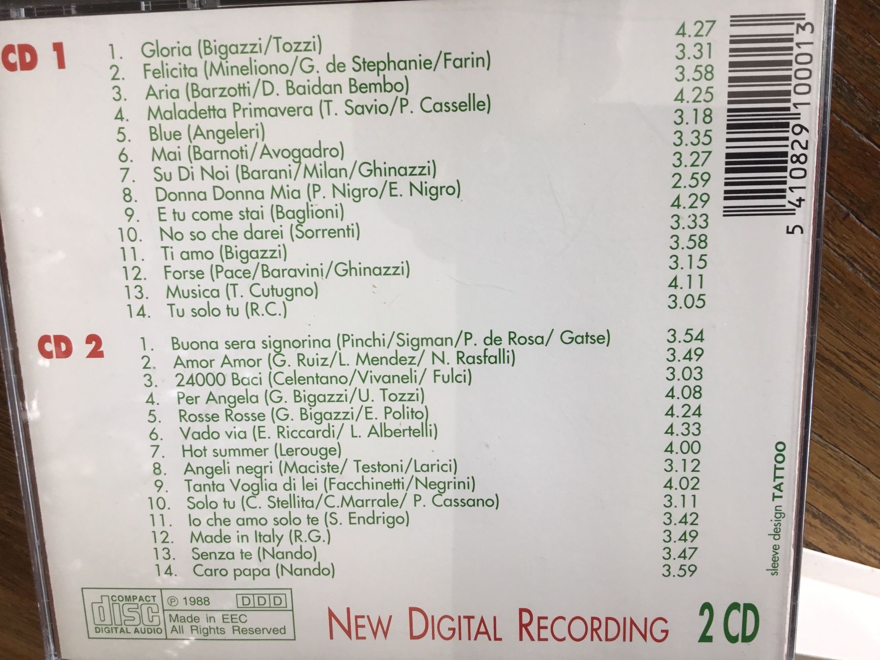 CDs: Love Collection from Italy, 2CD, Romantic, 🇮🇹 – Gebraucht aus Thierachern von sweden08 1