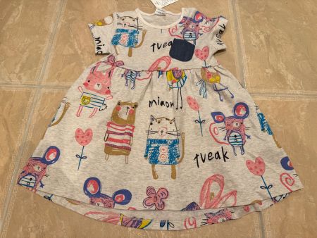 neues süsses Tiere Kleid, 3J 98
