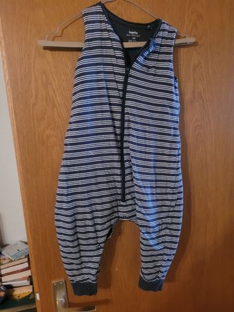 Hosenschlafsack Grösse104 gestreift blau/weiss guter Zustand