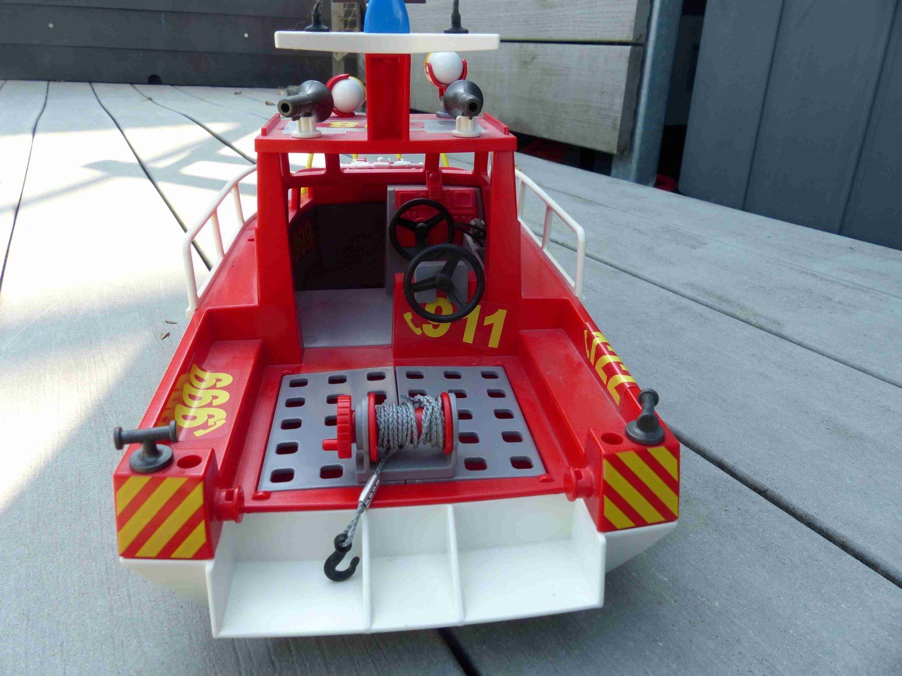 Playmobil Giocattoli: Feuerwehrboot Playmobil – Usato da Jona venduto da Cinnestig 3