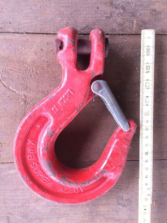 grosser eiserner Hacken mit Sicherung KWB Super Alloy (Gebraucht) in ...