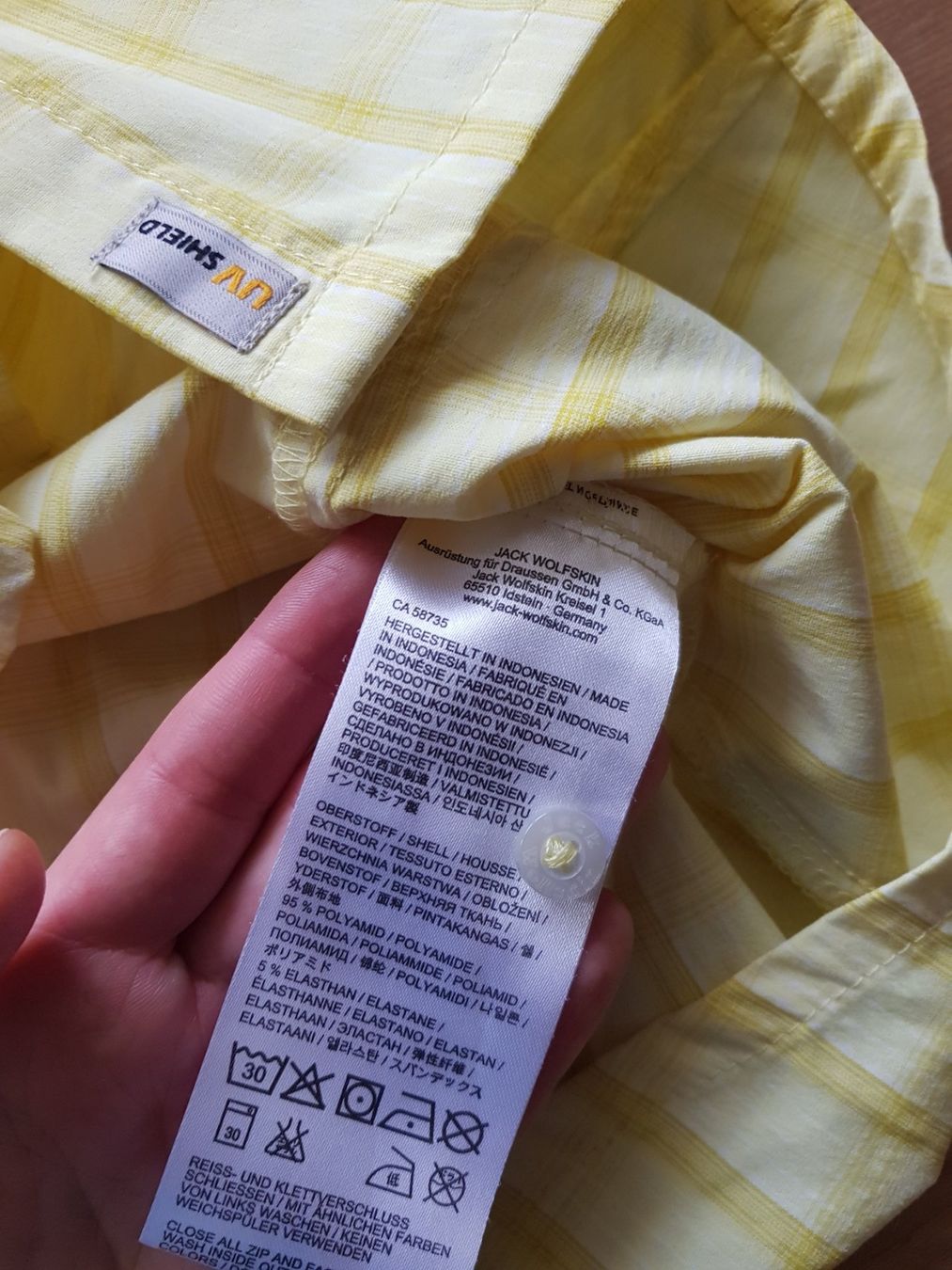 Jack Wolfskin Camicette: Wander-Bluse Jack Wolfskin Gr.L – Usato da Gwatt (Thun) venduto da umwelt-brocki 4