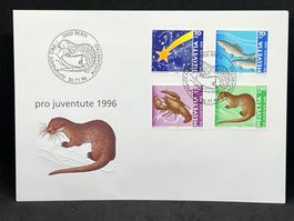 Ersttagsbrief pro juventute 1996: Ausgabetag 26.11.96