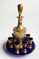 Prunkvolle*Murano*Likör SET*24 Karat Vergoldet*****