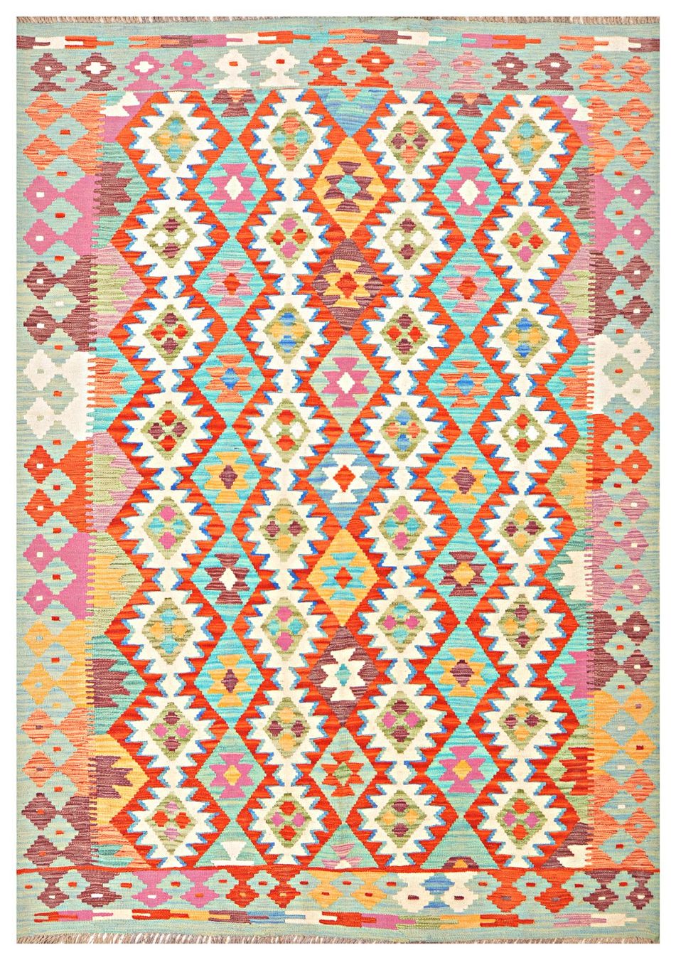 Kelim Tappeti: Oriente Kelim Teppich 170x240 Cm – Nuovo e nell'imballaggio originale da Lahore venduto da Fairways79 5