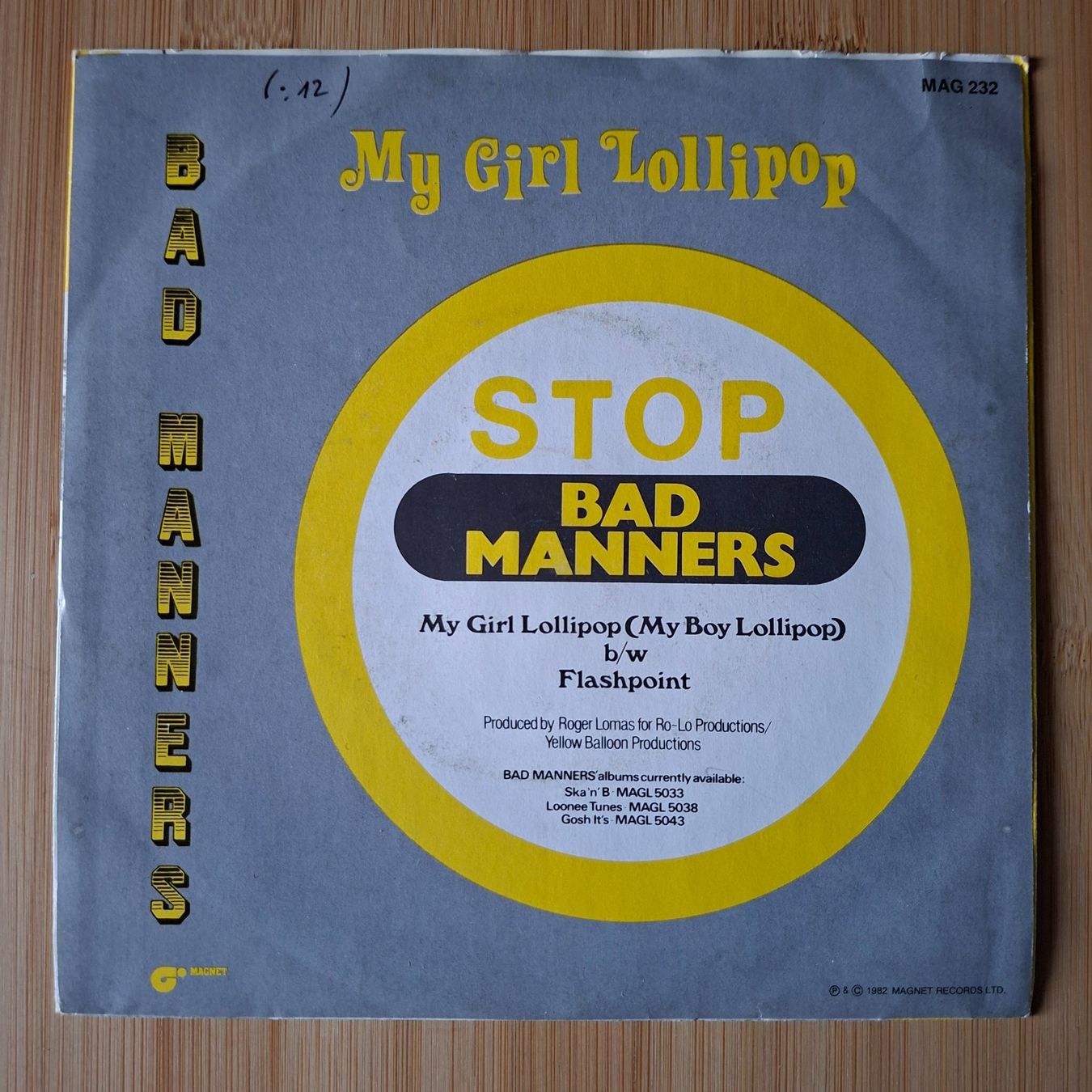 Schallplatten: Single 7'' Vinyl Bad Manners – Gebraucht aus Burg AG von ..machine_rec.. 1