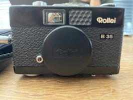 Rollei B35, Top Zustand, Inkl. Tasche, Schwarz, Rarität!
