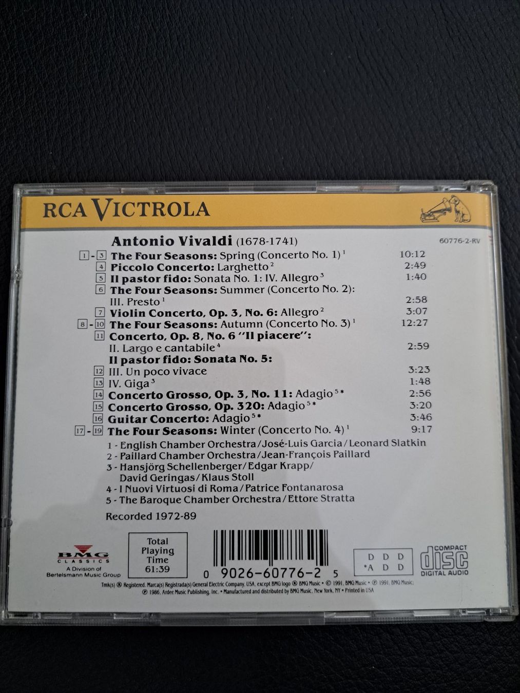 CD: CD Vivaldi - the best of – Usato da Marly venduto da mic_7k82 1