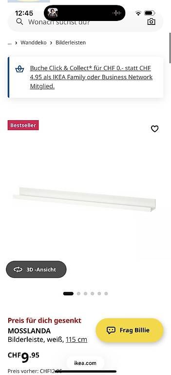 Scaffali: Bilderleiste IKEA Mosslanda – Usato da Zürich venduto da car_55kf