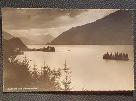 Alte Ansichtskarte Iseltwald und Schneckeninsel, 1939
