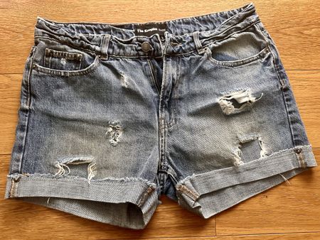 The Kooples Jeansshort, destroyed jeans s