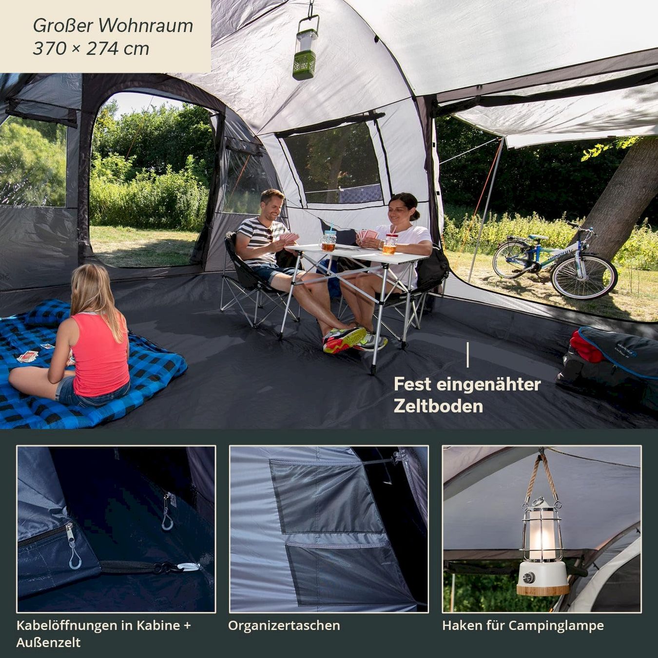 Tende : Skandika Gotland 5 Sleeper Protect Zelt – Nuovo e nell'imballaggio originale da Bottighofen venduto da zaap 3