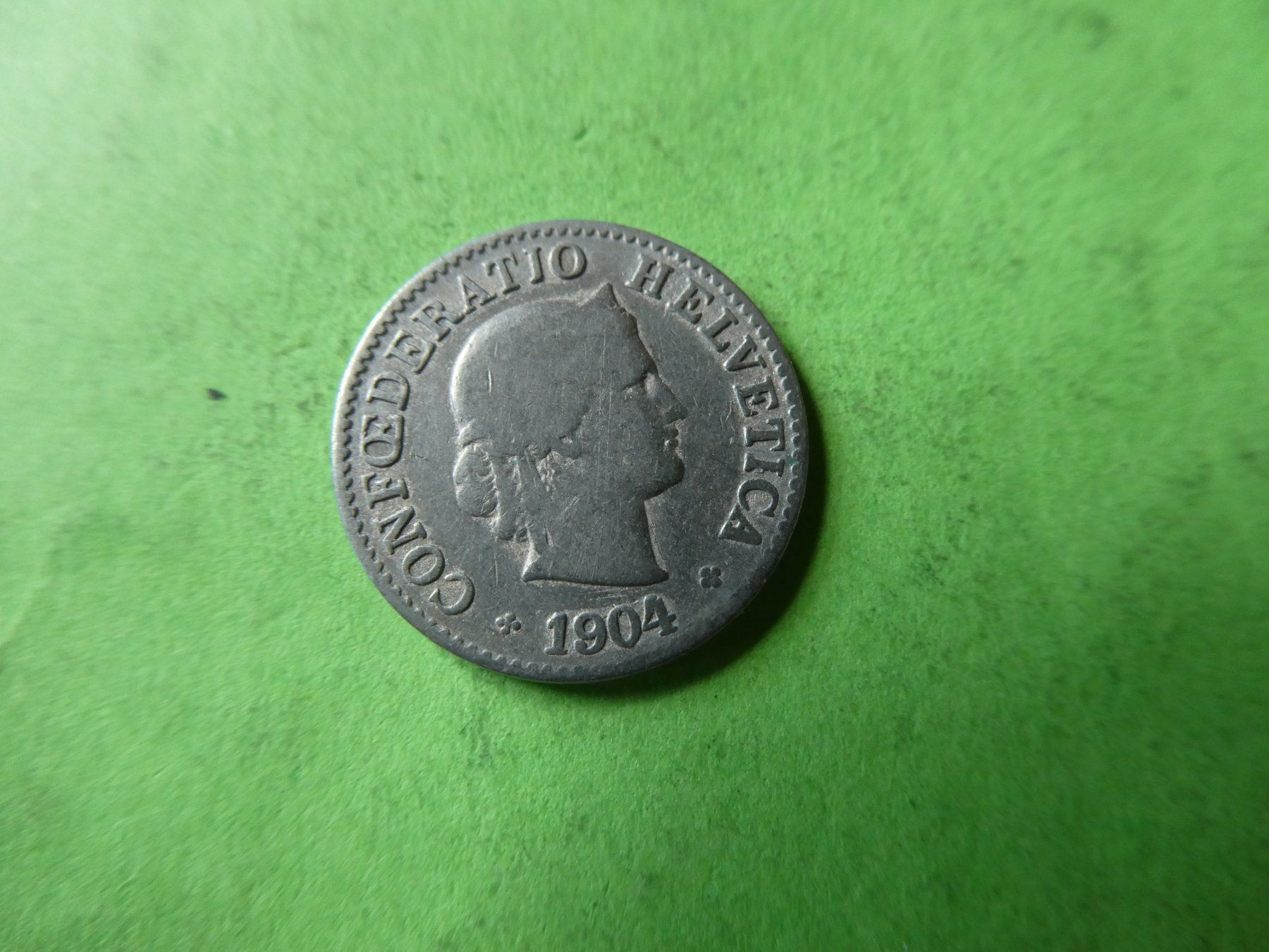 Toutes les monnaies: Schweiz 1904, 5 Rappen – D'occasion à Hinterforst par Rohusri