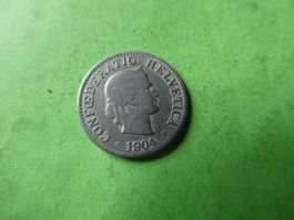 Schweiz 1904, 5 Rappen