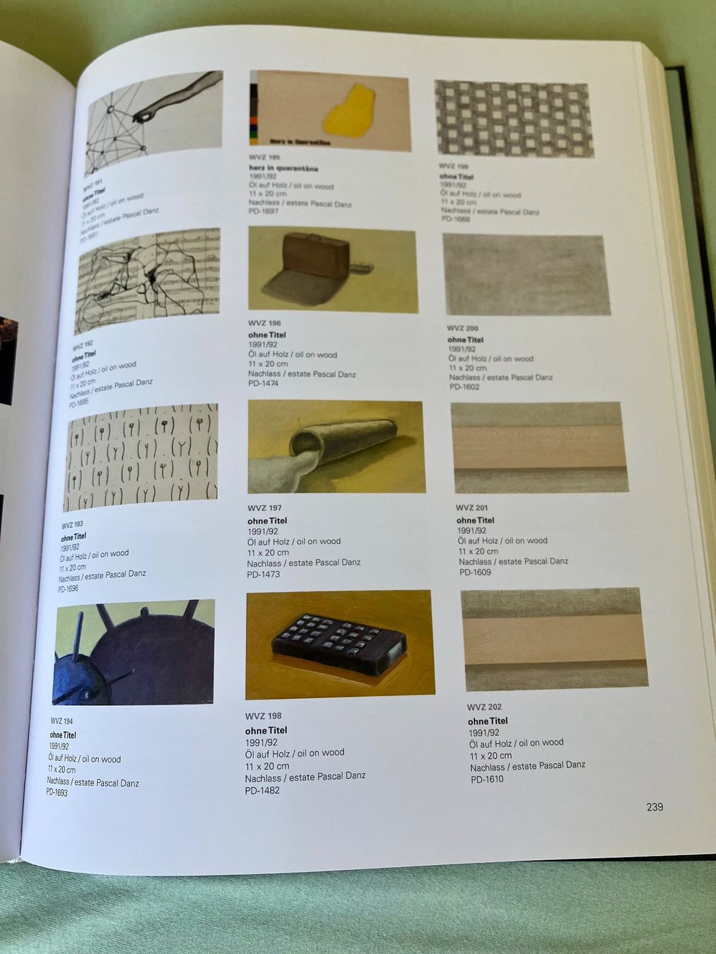 Libri: Pascal Danz Werkverzeichnis / Catalogue raisonné. – Usato da Zürich venduto da mou_j96c 4