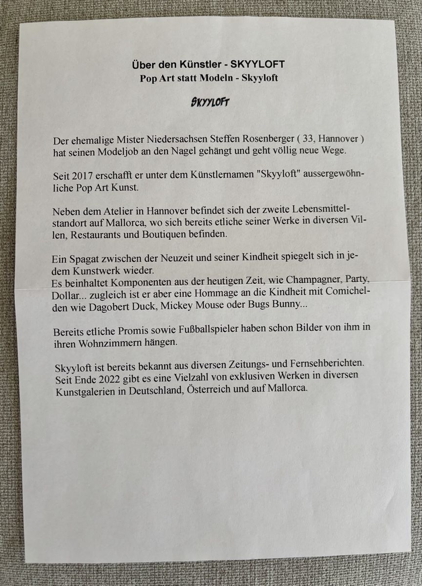 Foto & Immagini: Skyyloft Bilder - Bitcoin 1.0 Dollar Original Skyyloft Bild – Nuovo e nell'imballaggio originale da Bülach venduto da Cspadanuda 5