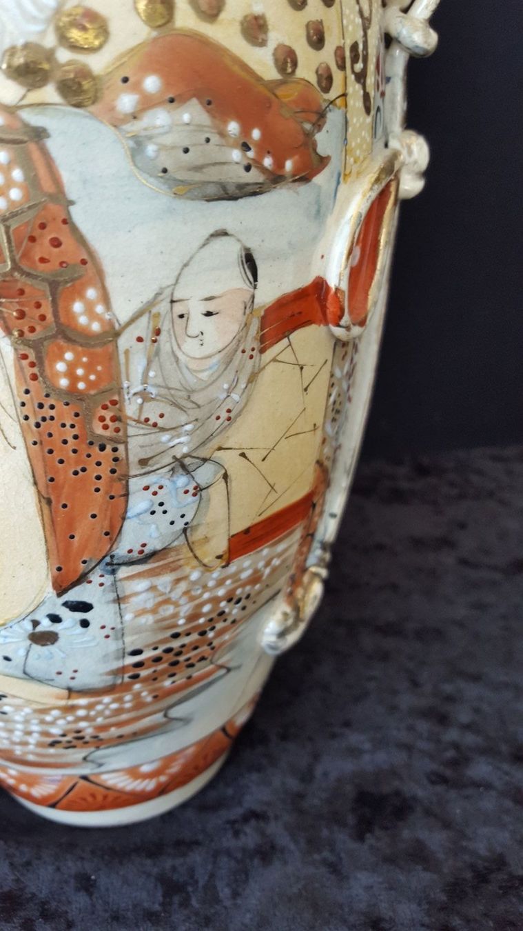 Vasen & Gefässe: antike jap. Samurai Satsuma Vase – Gebraucht aus Reinach von 3Guggerli 8