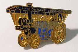 AA914 - Brosche Walze Dampfwalze Showmans Locomotive